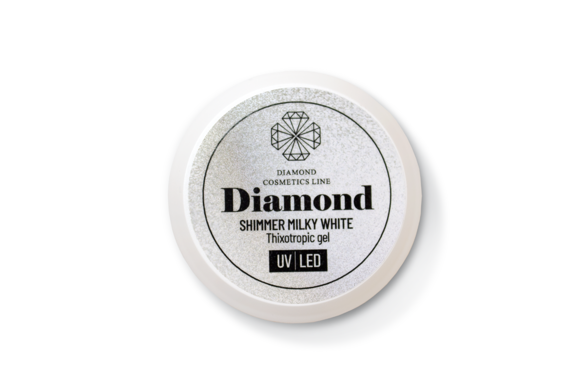 UV/LED SHIMMER MILKY WHITE THIXOTROPIC GEL 30 ML / 50 ML - Image 2
