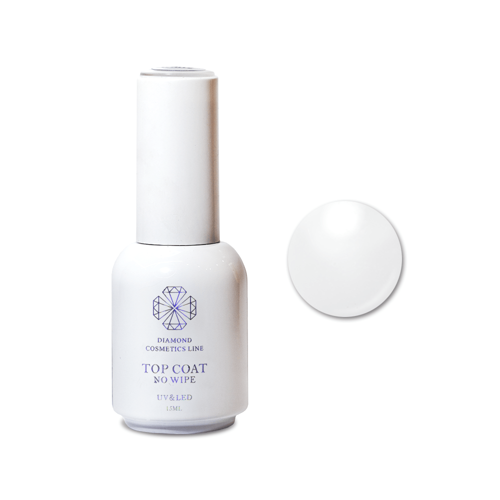 Gēla lakas virskārta (top coat) “MILKY TOP”, 15 ml