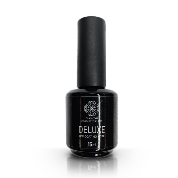 Gēla lakas virskārta (top coat), nelipīga “Deluxe”, 15 ml