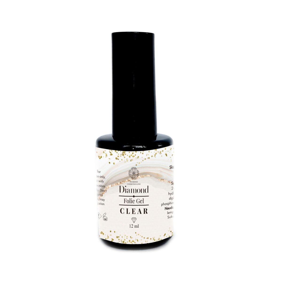 Diamond Folie Gel clear / folijos gelis, 12 ml