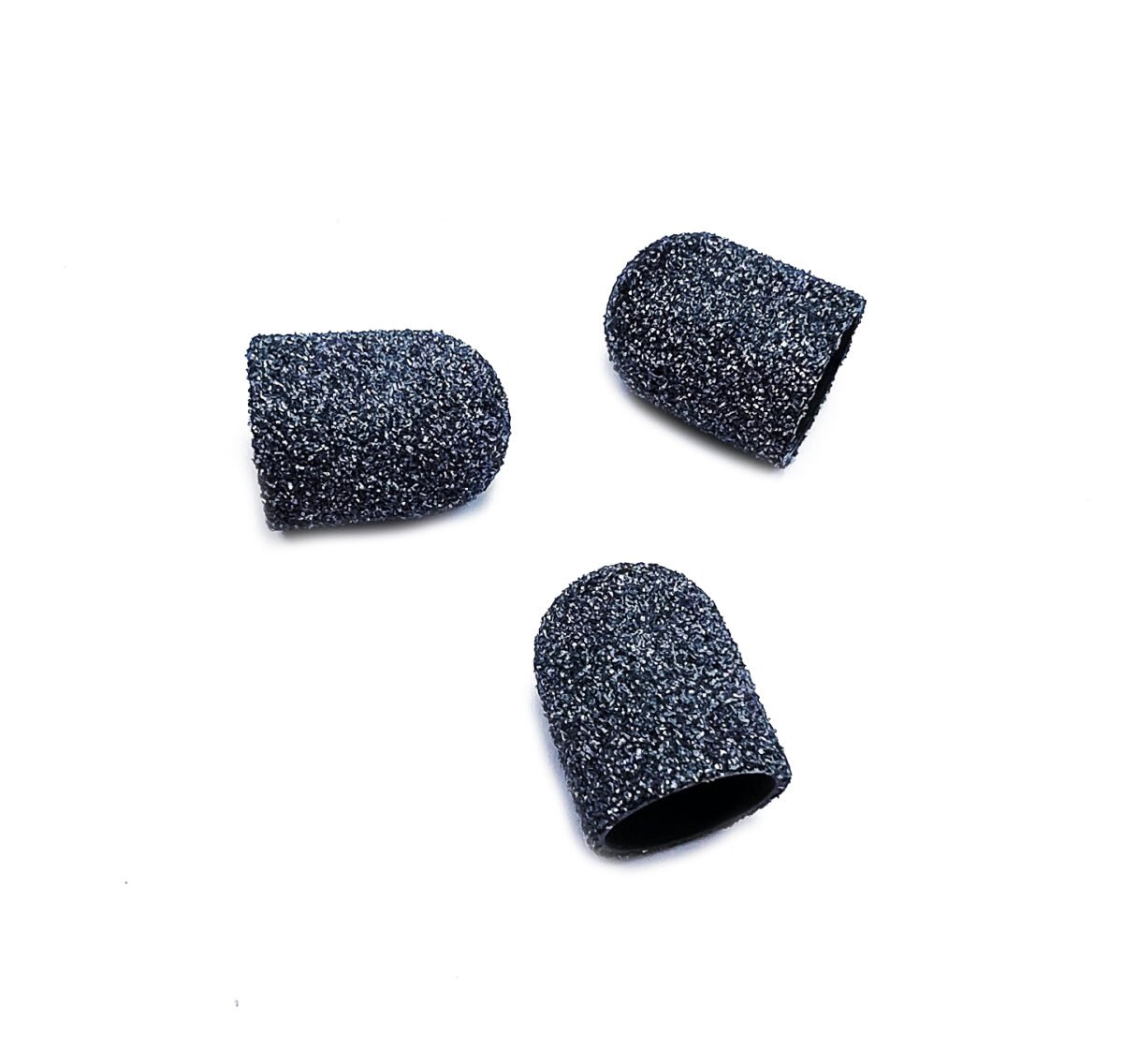 Vienreizlietojams pedikīra uzgalis, 1 gab., 60 griti, 13x19 mm, melns