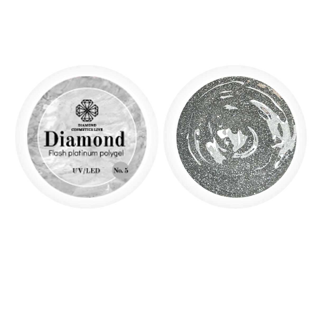 UV/LED Flash platinum polygel Nr.5 30ml / 50ml