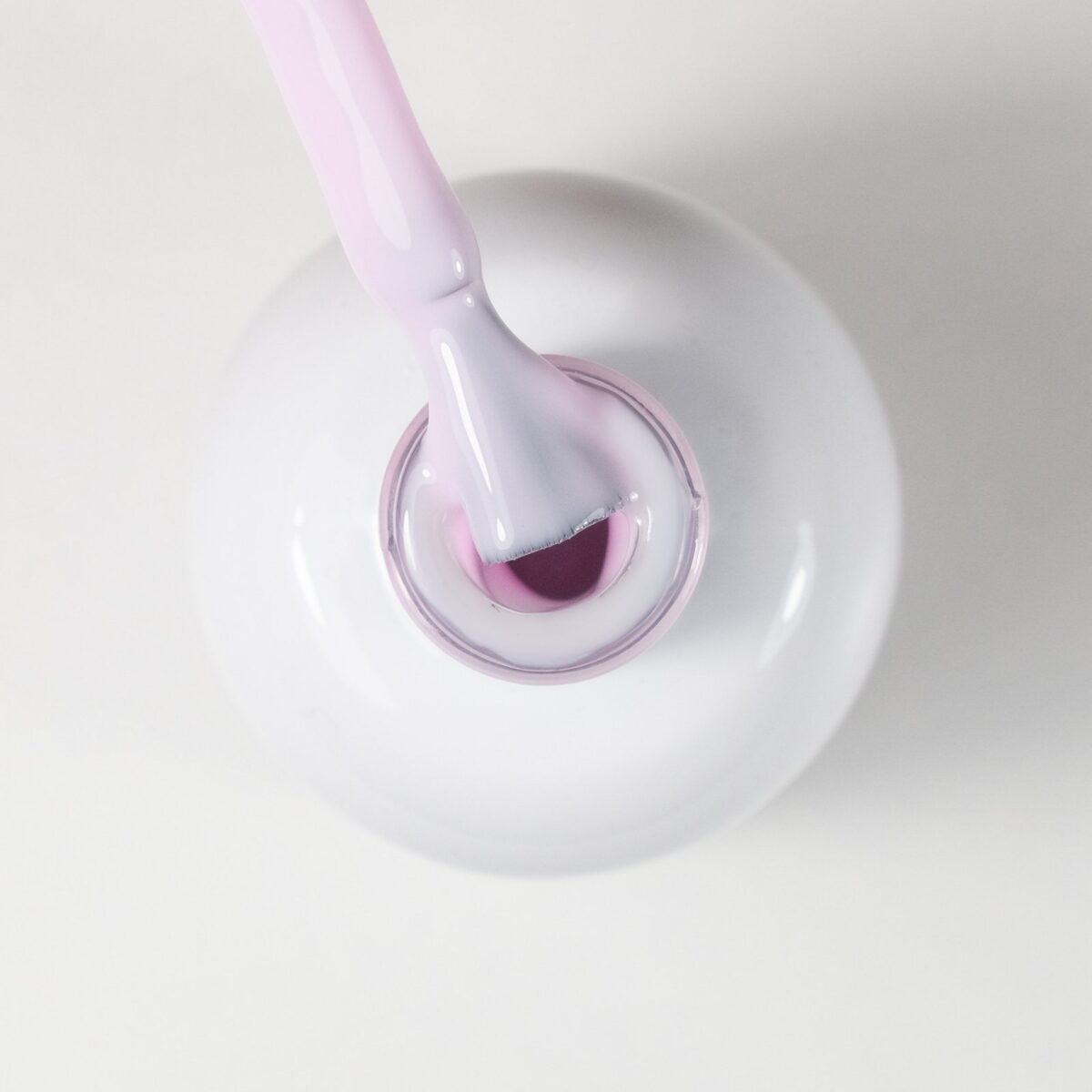 Diamond gēla lakas bāze, MILKY PURPLE, 15 ml - Image 2