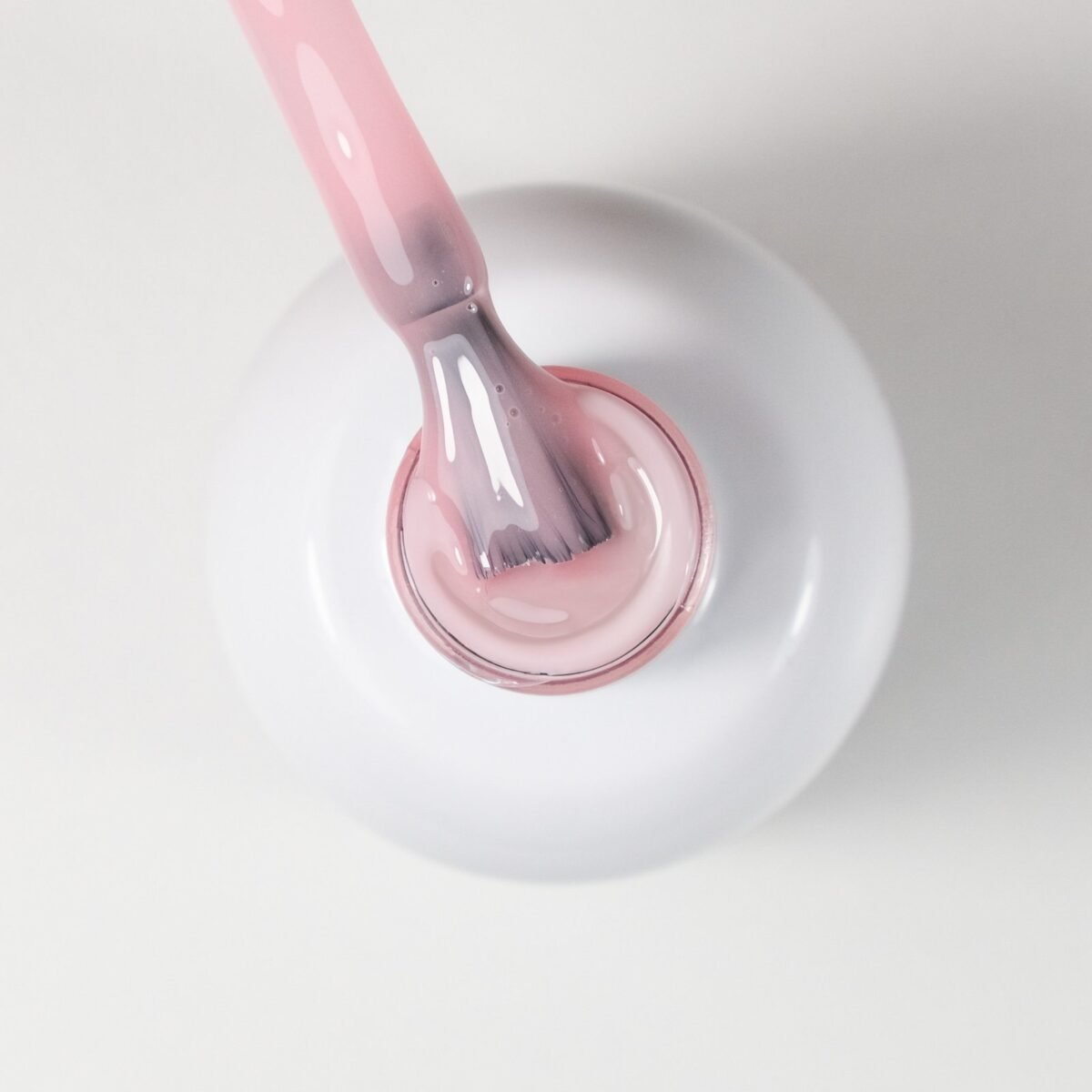 Diamond gēla lakas bāze, MILKY ROSE, 15 ml - Image 2